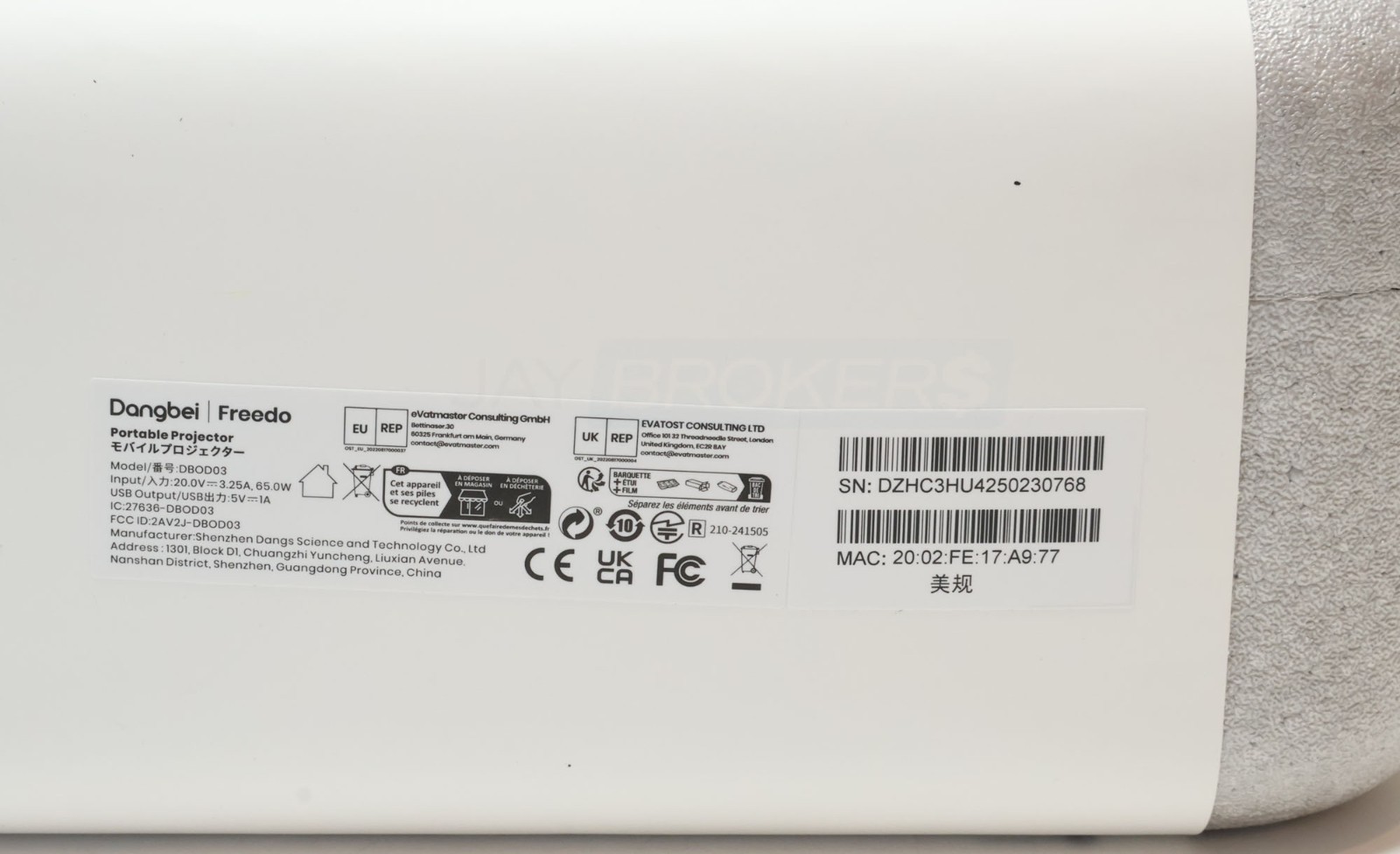 Dangbei Freedo Portable Projector