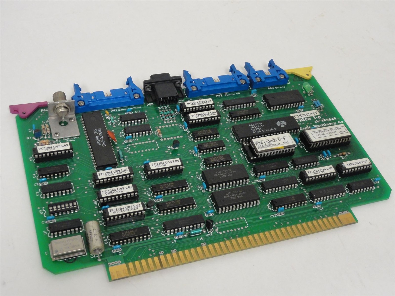 226237 Used; Eagle Machinery CPC01204V CPU Board