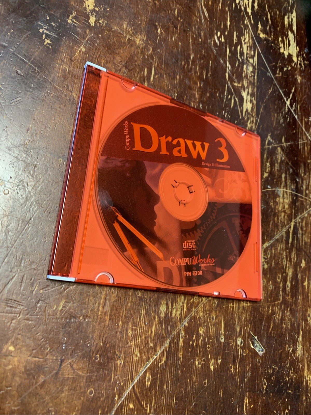 Draw 3 Compu Works - Design & Illustration CD-Rom Disc for Windows PC