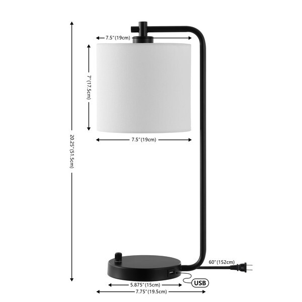 Safavieh FOLLETT 20.25" TBL W/ USB, Reduced Price 2172757308 TBL4506A-U