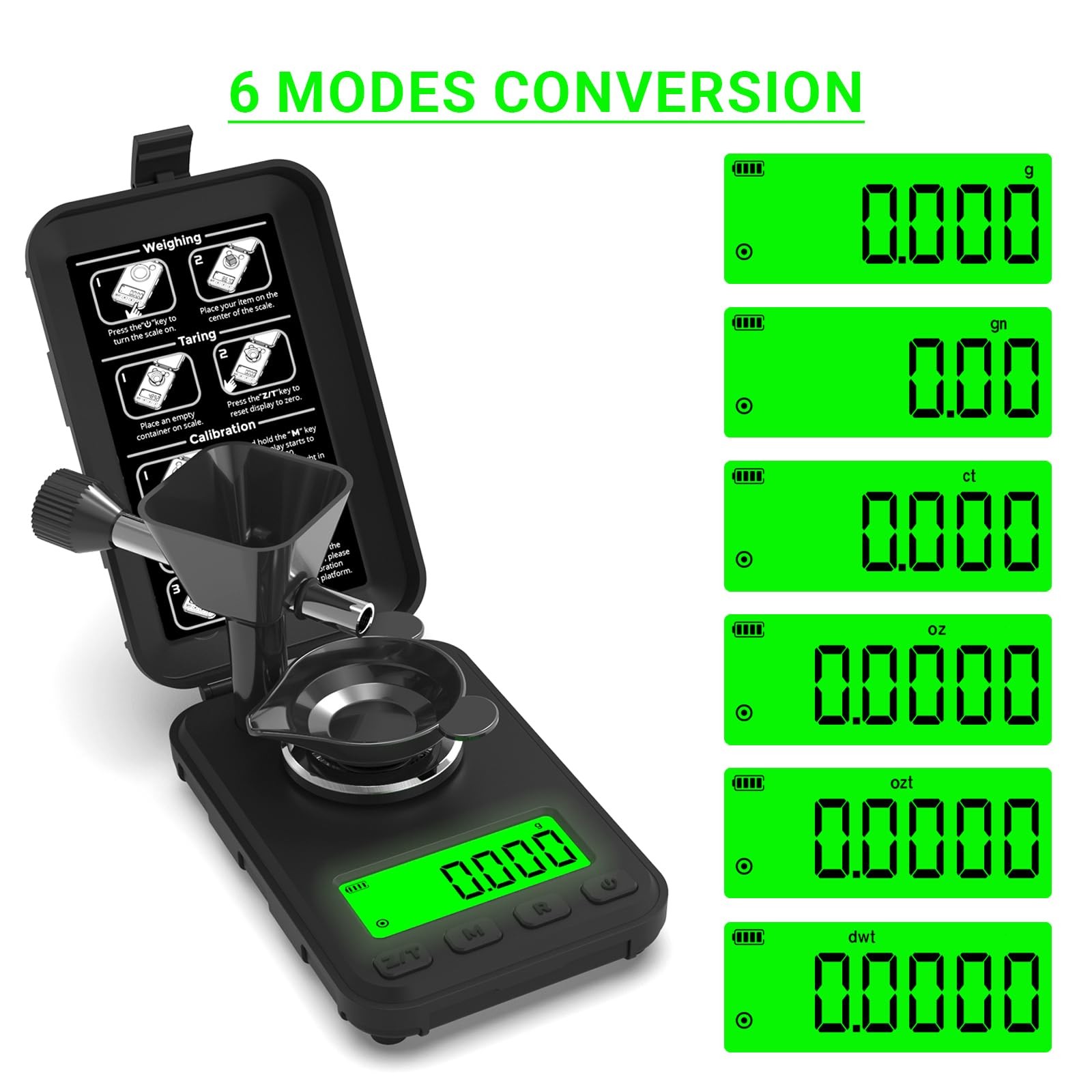 MAXUS Reloading Scale 50g/01g with Powder Trickler and 3 Backlight Modes