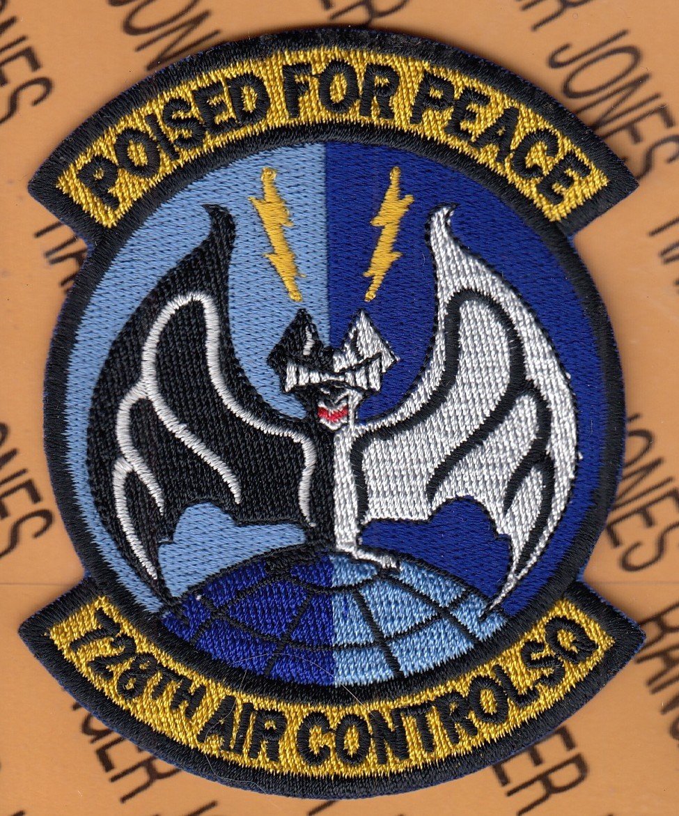 USAF Air Force 728th Air Control Sq ACS ~3.75" patch c/e