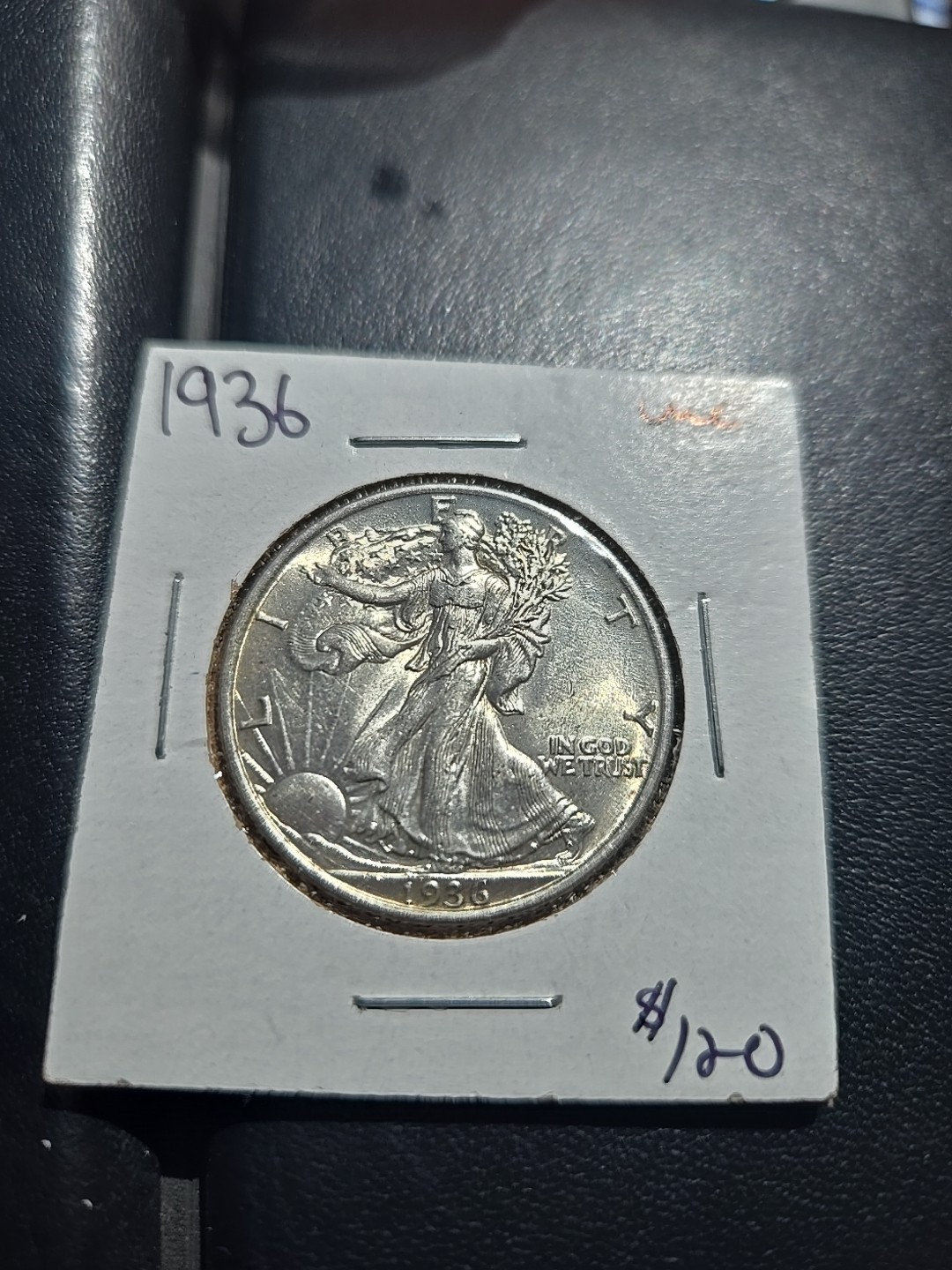 1936 walking liberty half dollar