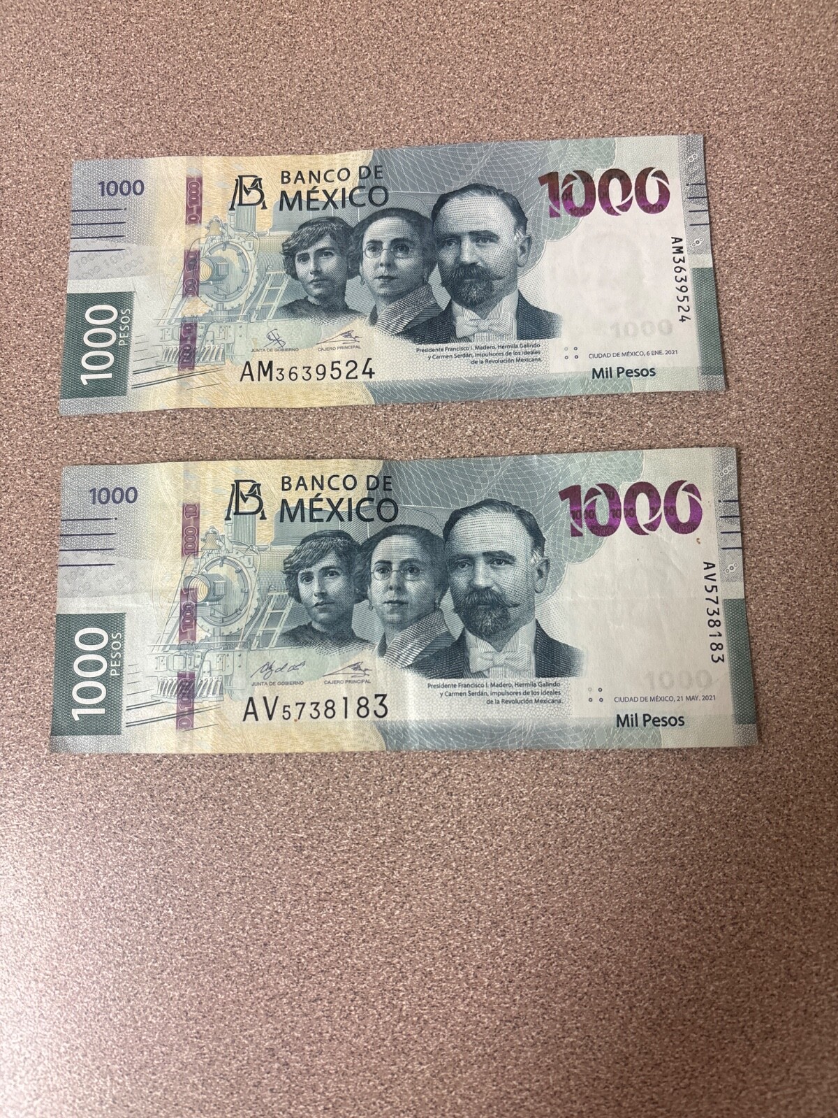 Mexico 1,000  Pesos Bill 🇲🇽 (each)