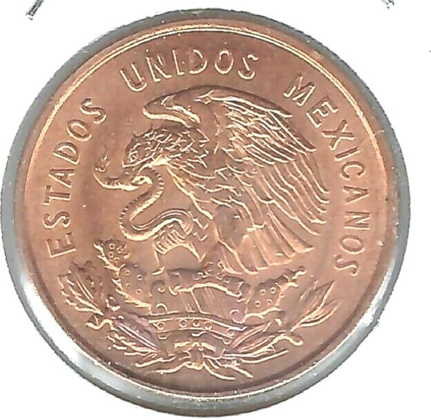 1959 Mexico Uncirculated Ten Centavo Coin