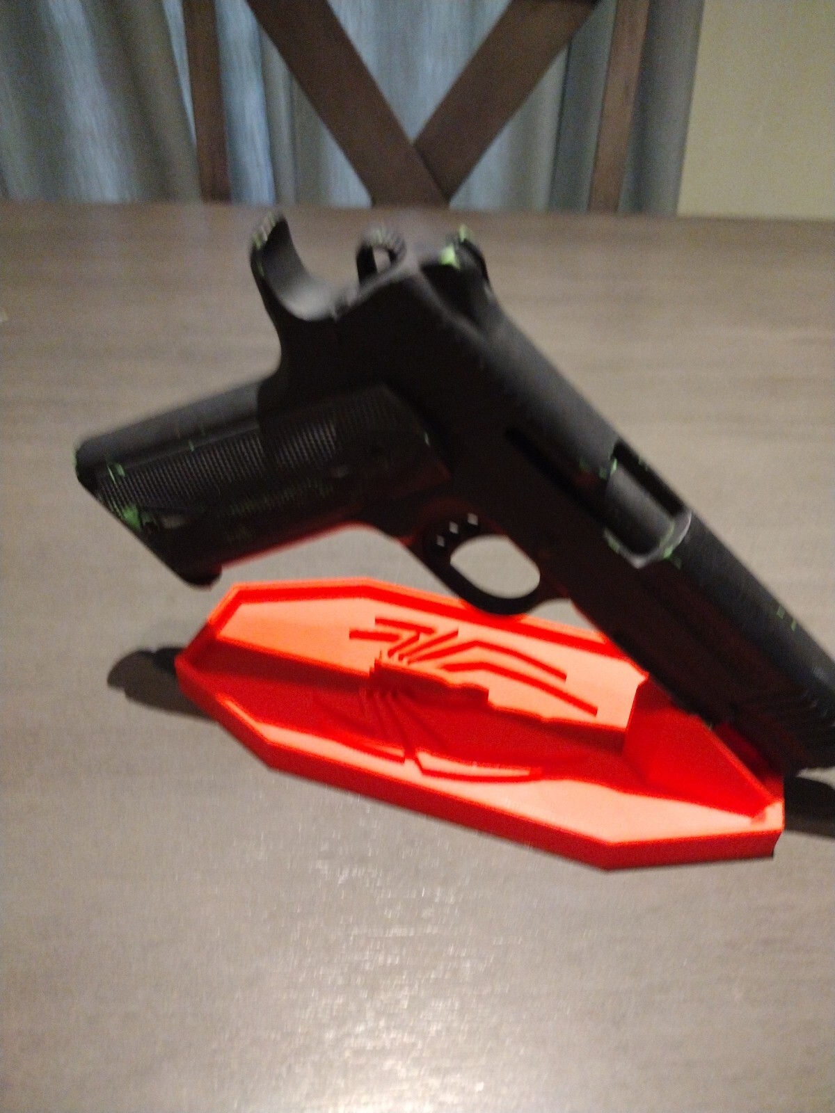 3D Printing Custom Airsoft Gun Stand Gun