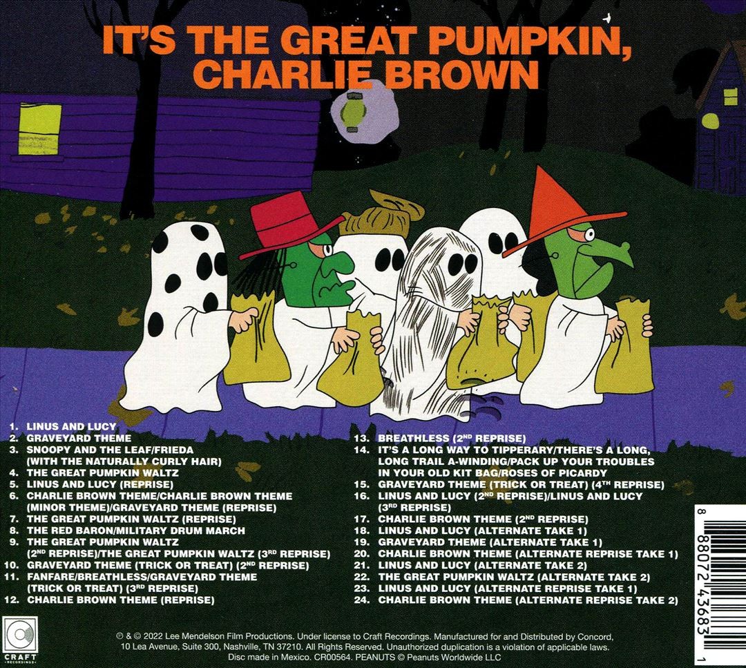 VINCE GUARALDI IT'S THE GREAT PUMPKIN, CHARLIE BROWN [ORIGINAL TV SOUNDTRACK] NE