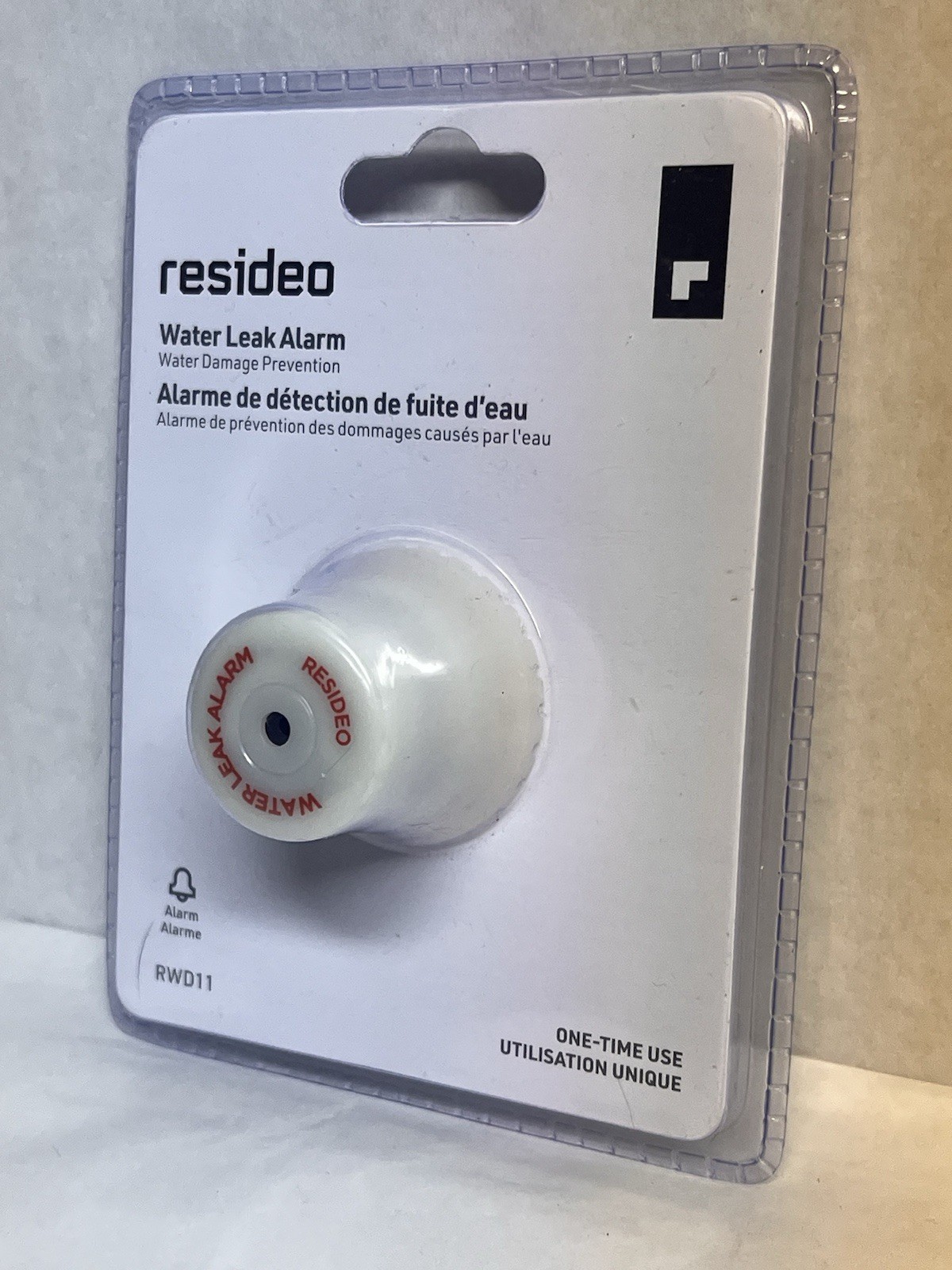 Resideo by Honeywell RWD11 Leak Detector Water Leak Alarm - 1-Pack