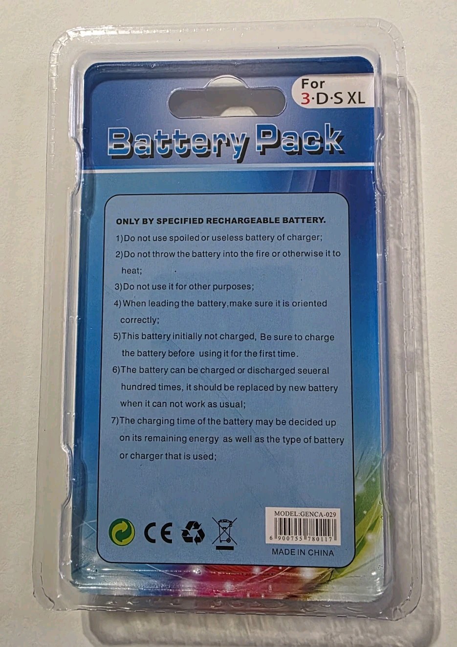 2500mah Replacement Battery For Nintendo 3DS XL With Tools