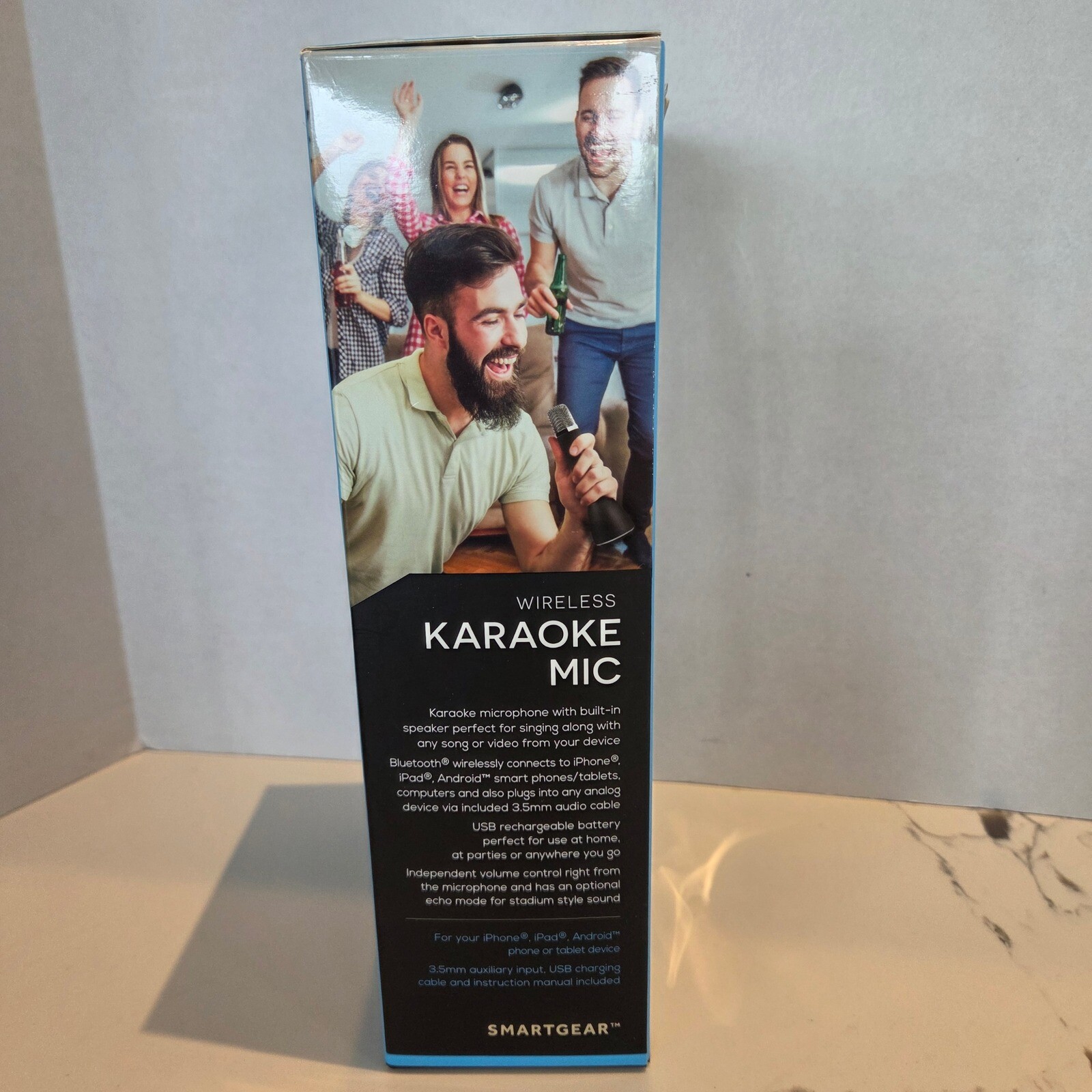 SmartGear Wireless Karaoke Microphone Built-in Speaker Bluetooth Rechargeable