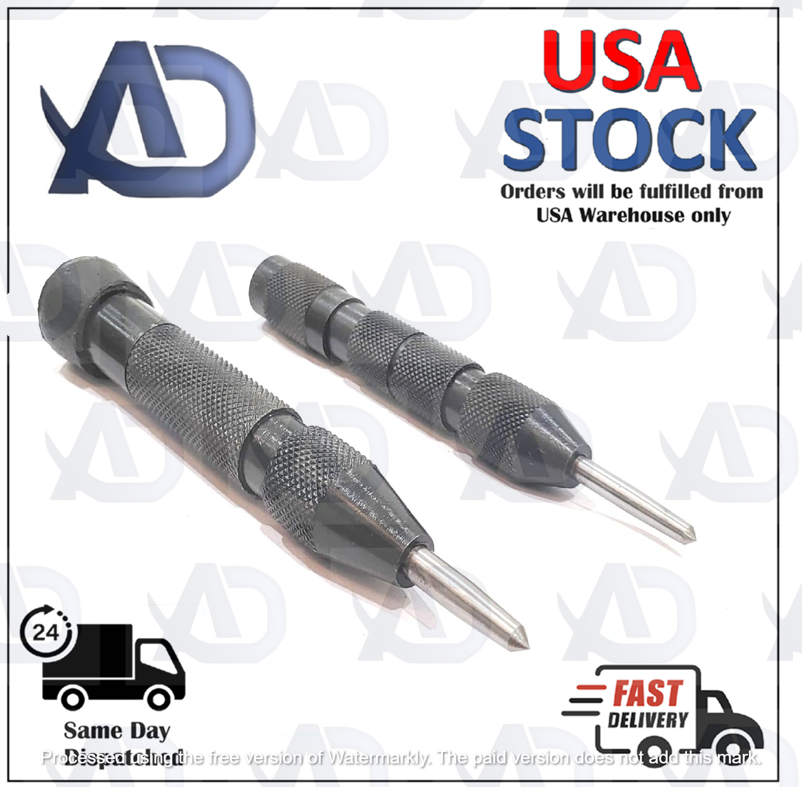 AD International Automatic Center Punch - Adjustable Force