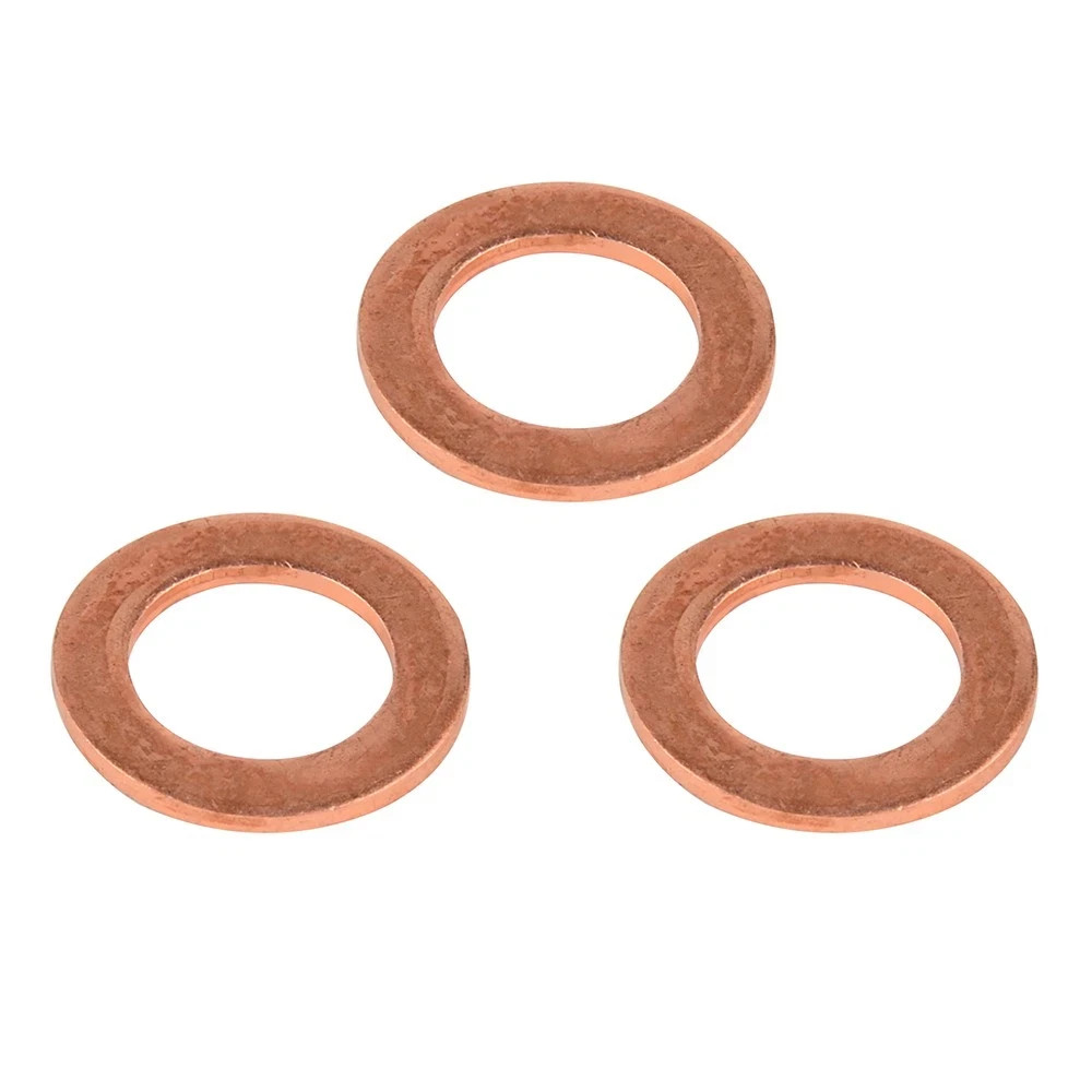 3pcs BMW Motorcycle OEM 07119963252 Copper Drain Crush Washer Gasket M16 x 20mm