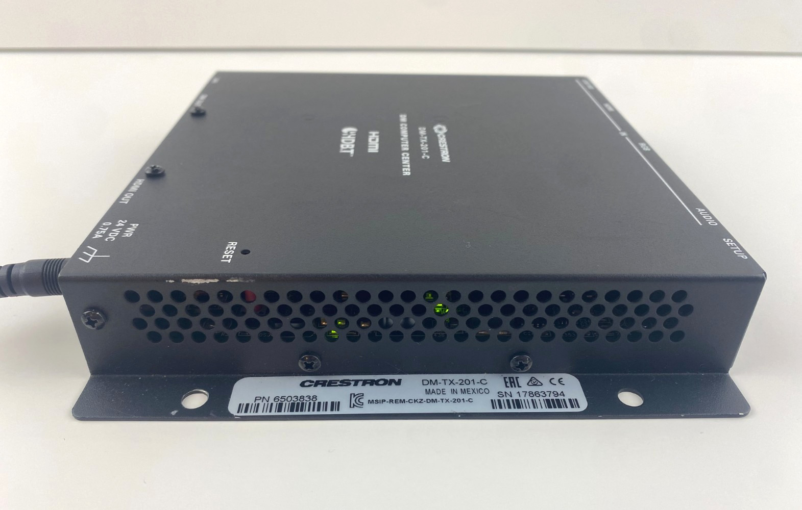 Crestron DM-TX-201-C DigitalMedia 8G+ Transmitter 201, Tested & Working