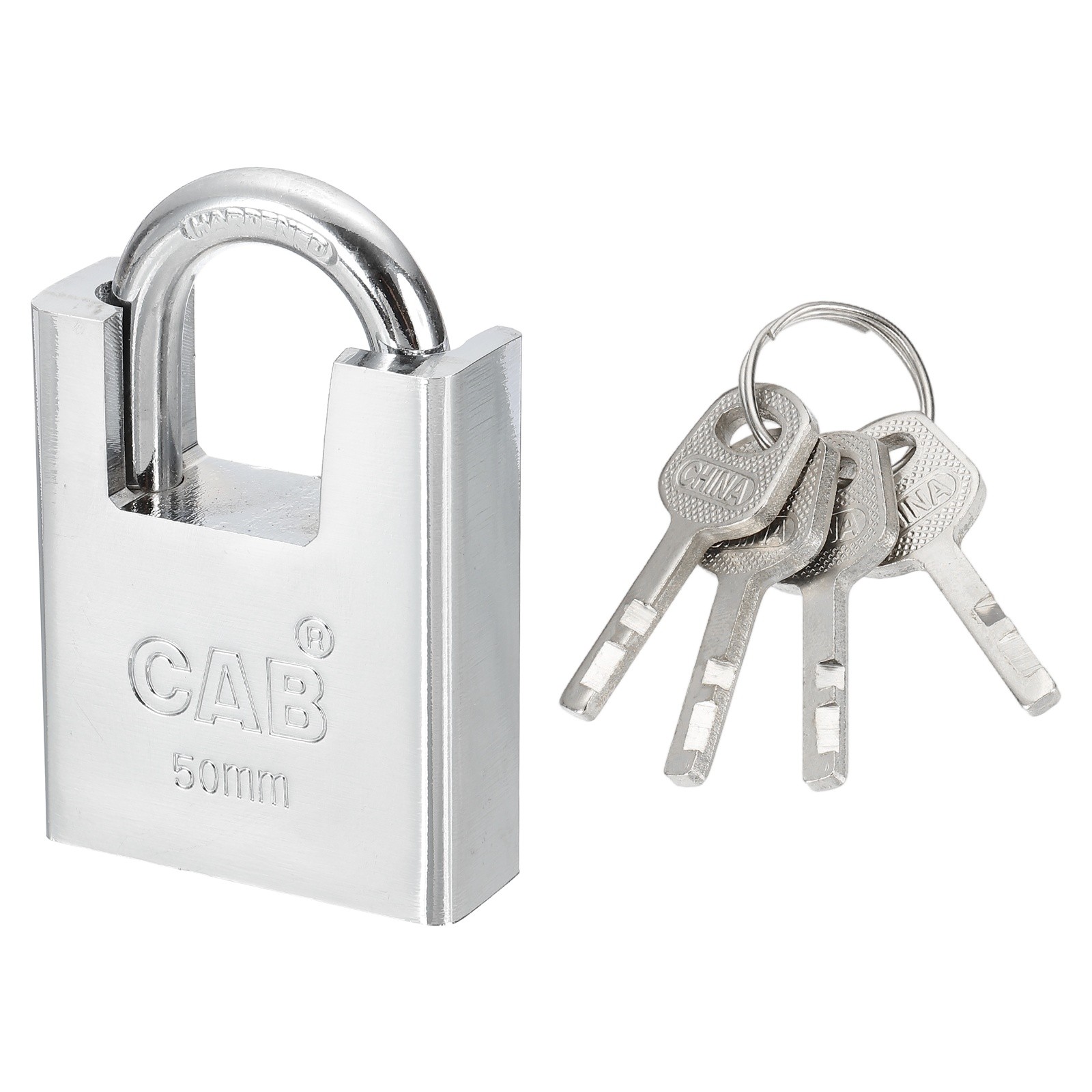 1.9" High Security Padlock Steel Wrapped Beam Locks with 4 Keys