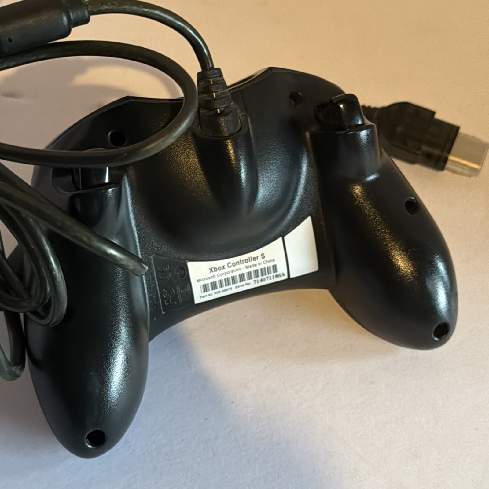 OEM Original Xbox Controller S Type + Breakaway Cable OG Tested & Working