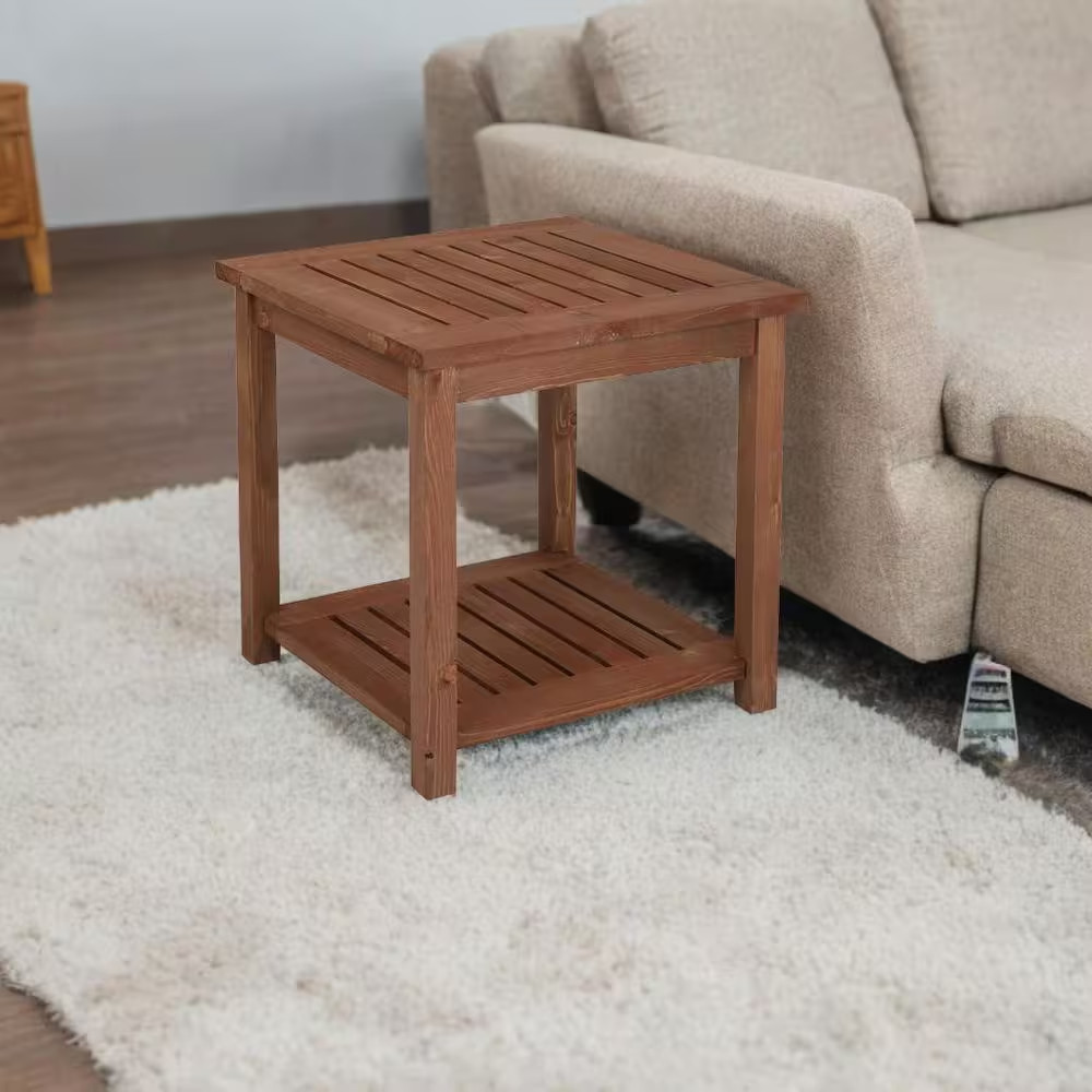Wood Outdoor Side Table