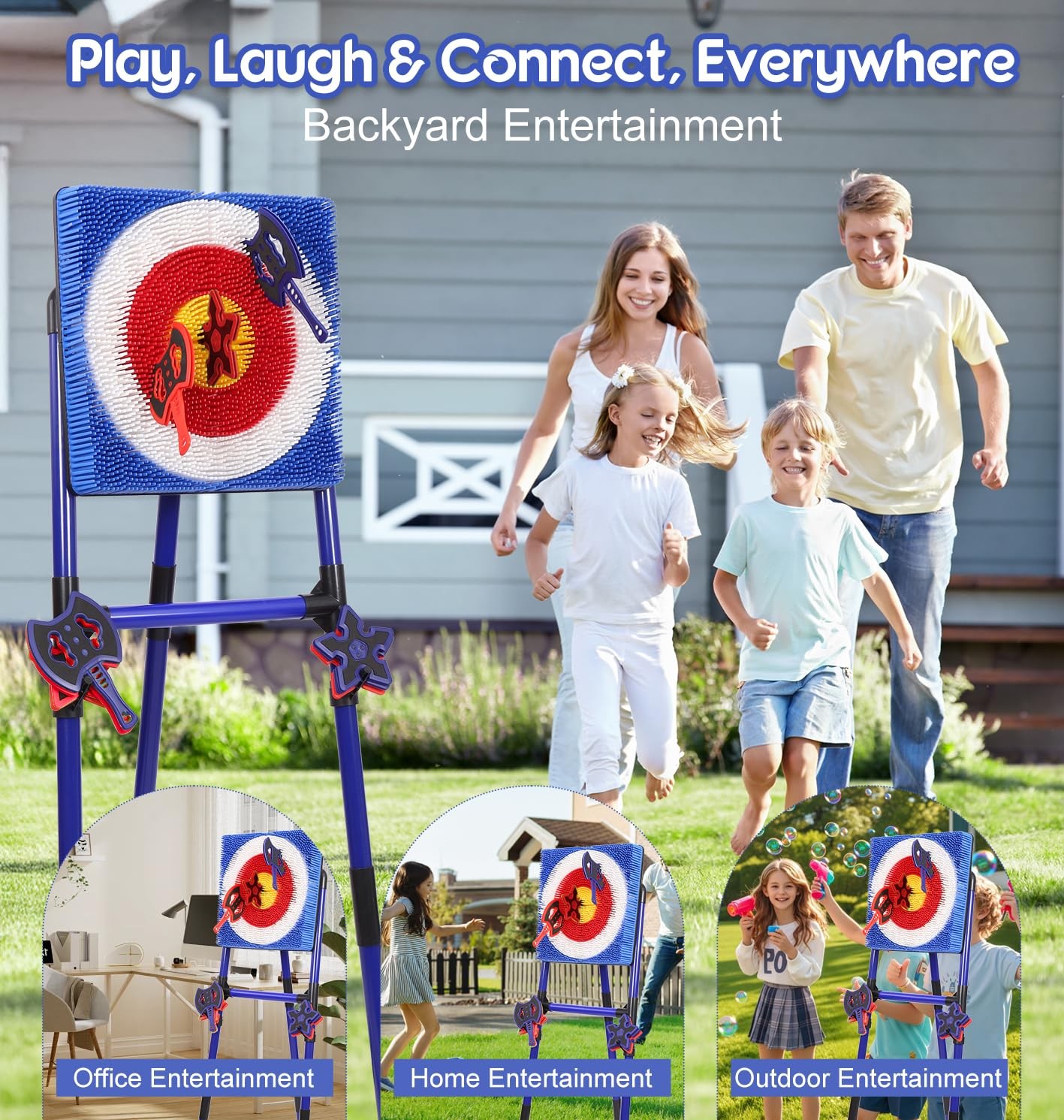 Steadyjoy Axe Throwing Game For Backyard Safe Plastic Axe Throwing Set For 6 6