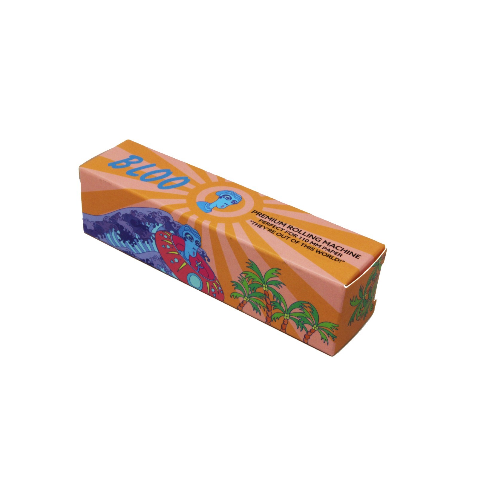 110mm Cigarette Rolling Machine Premium Smoke Bloo Alien by Quik Wikk - 2 Pack
