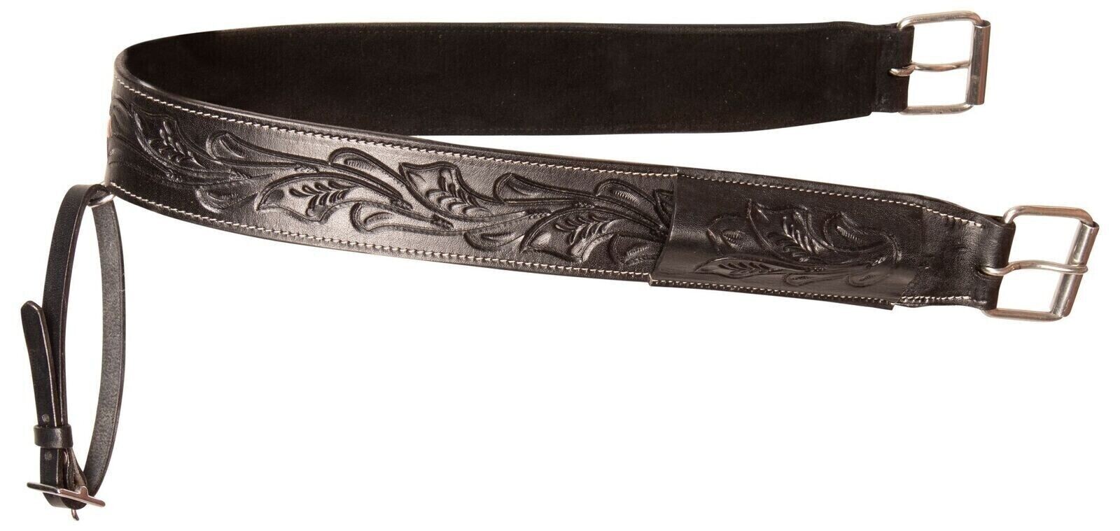 WESTERN LEATHER HORSE BACK FLANK REAR CINCH GIRTH SADDLE