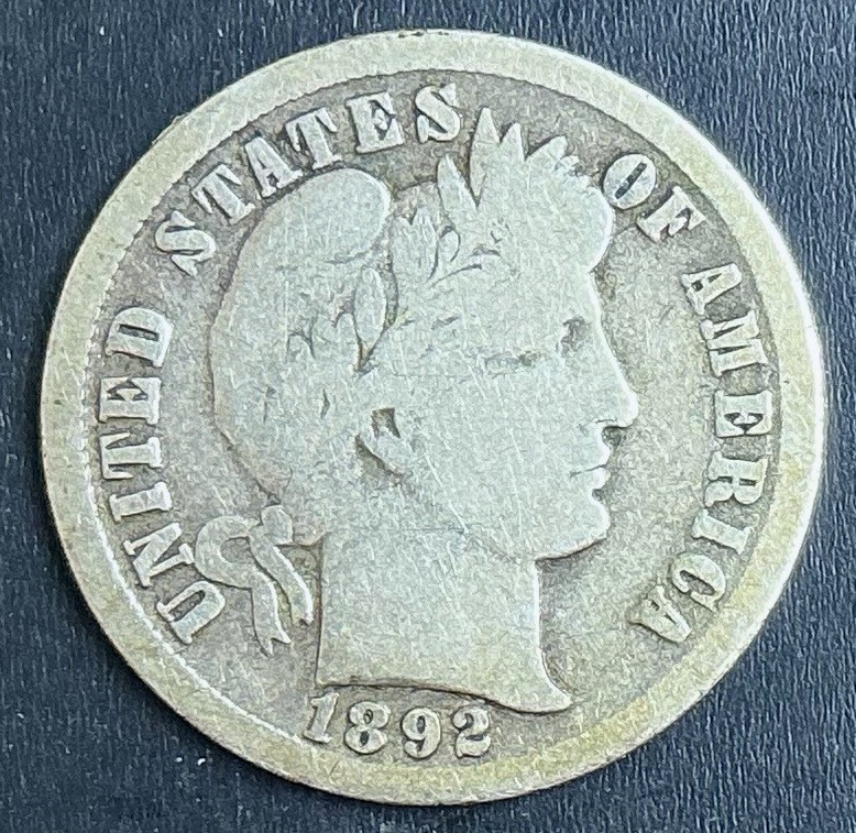 1892-O Barber Liberty Dime key date rare old silver collection great coin h30