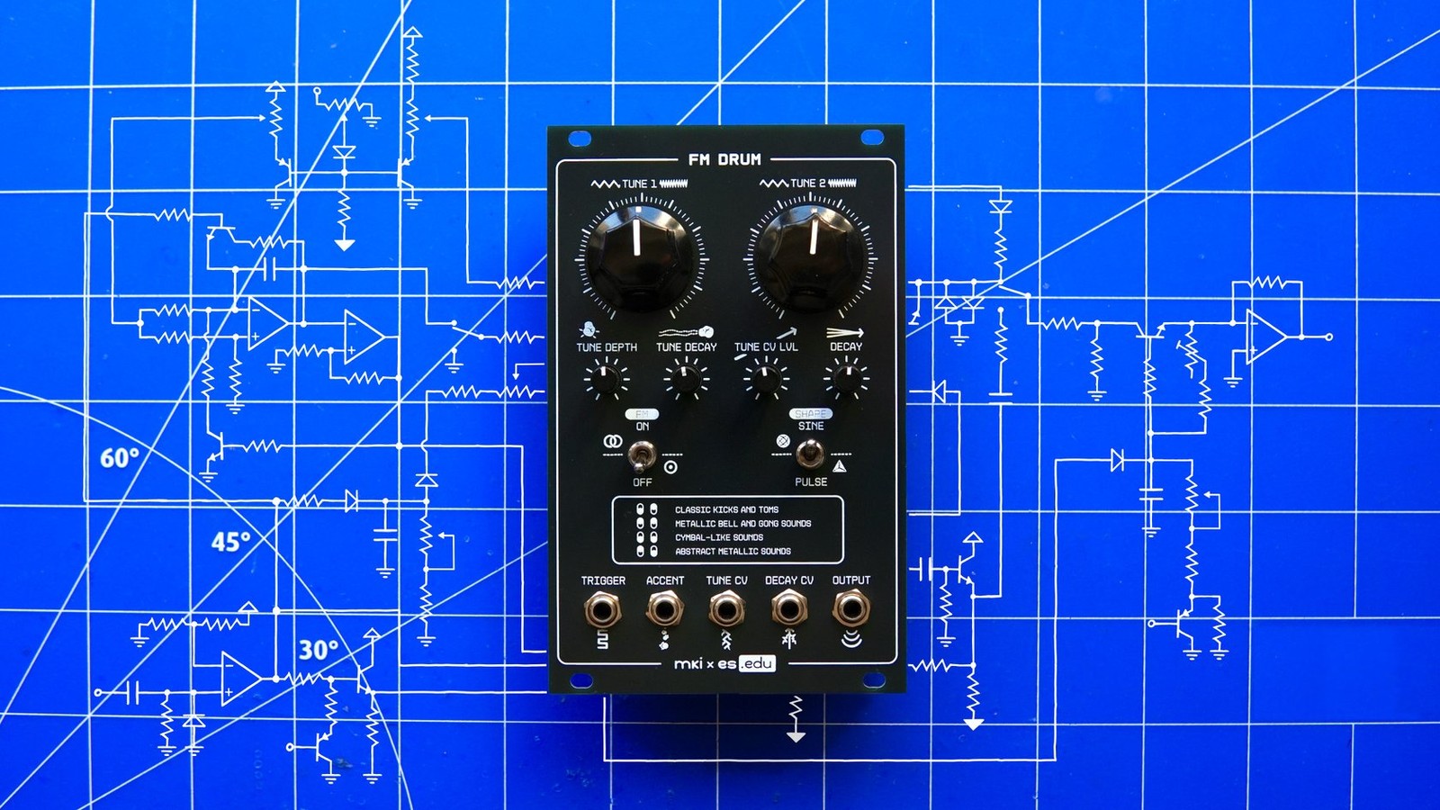 ERICA SYNTHS EDU DIY FM DRUM : NEW : [DETROIT MODULAR]