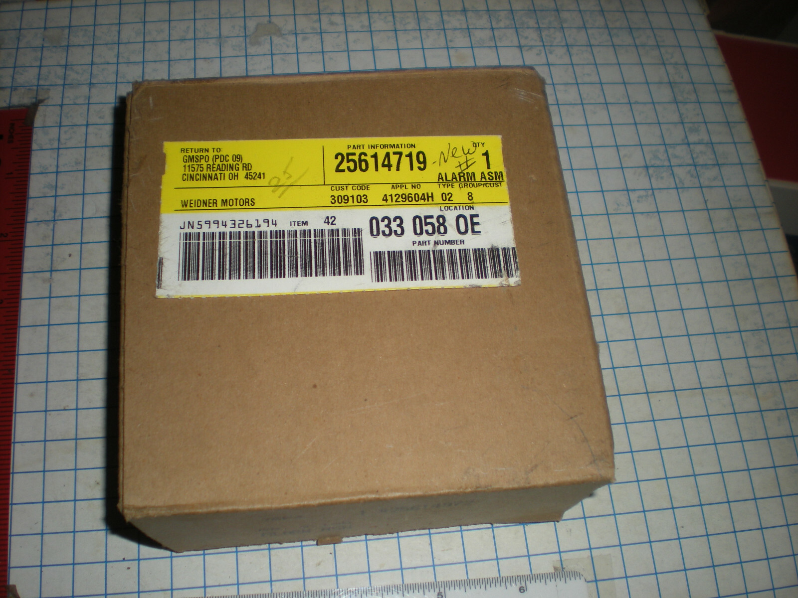 1992-95 Oldsmobile 88 98 GM NOS AC Delco Alarm ASM-M/FUNC Function Module D