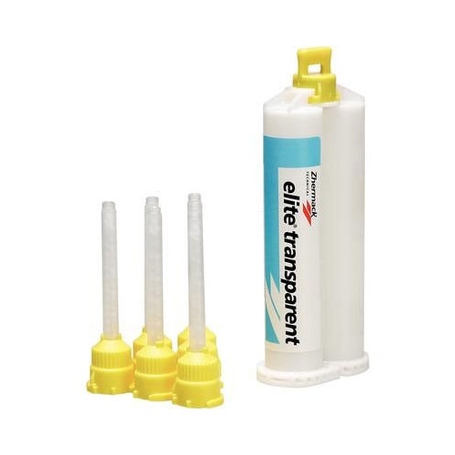 Zhermack C401600 Elite Transparent Silicone Standard Pk 50mL EXP Mar 2027