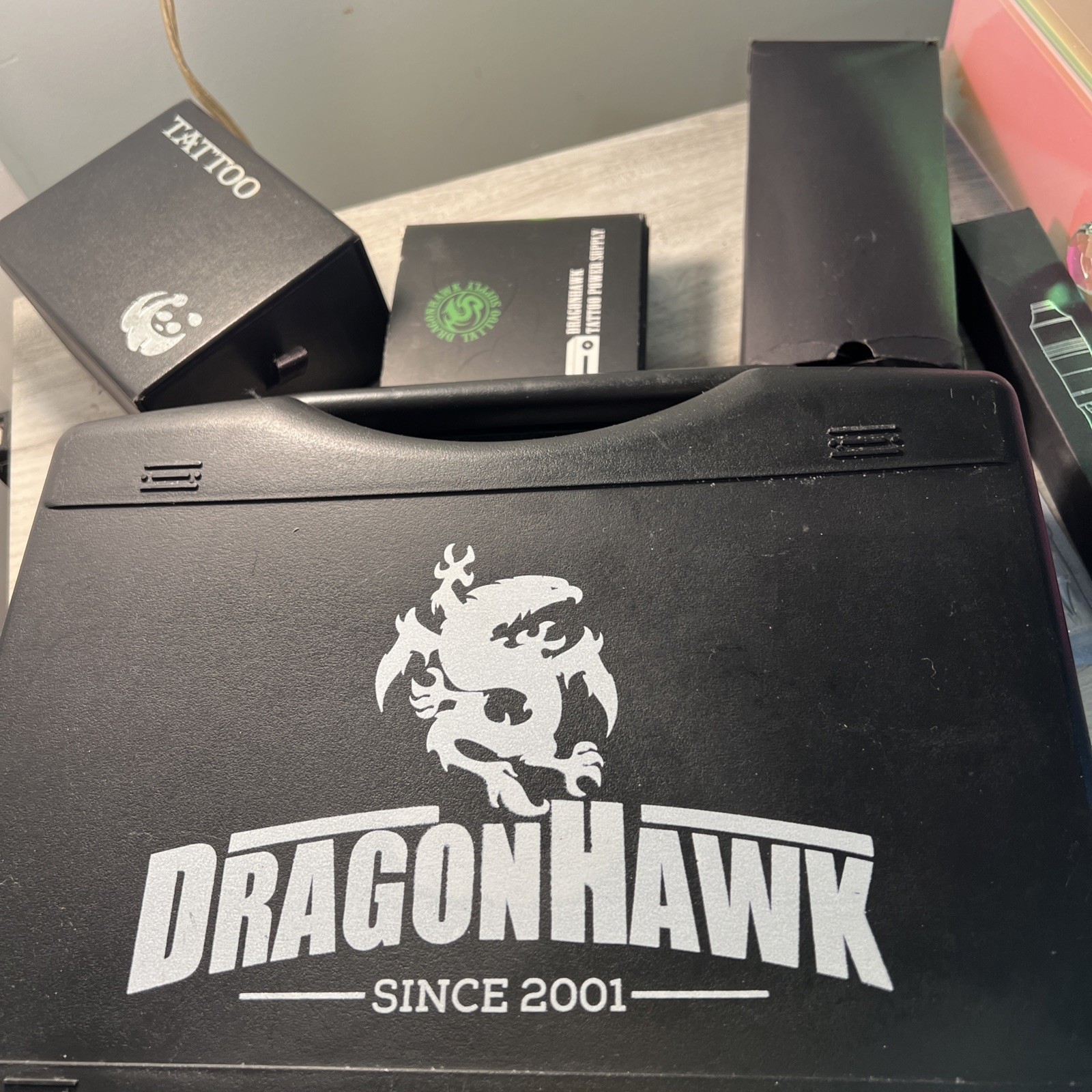 Dragonhawk Tattoo Machine Bundle with Power Supply and Pedal