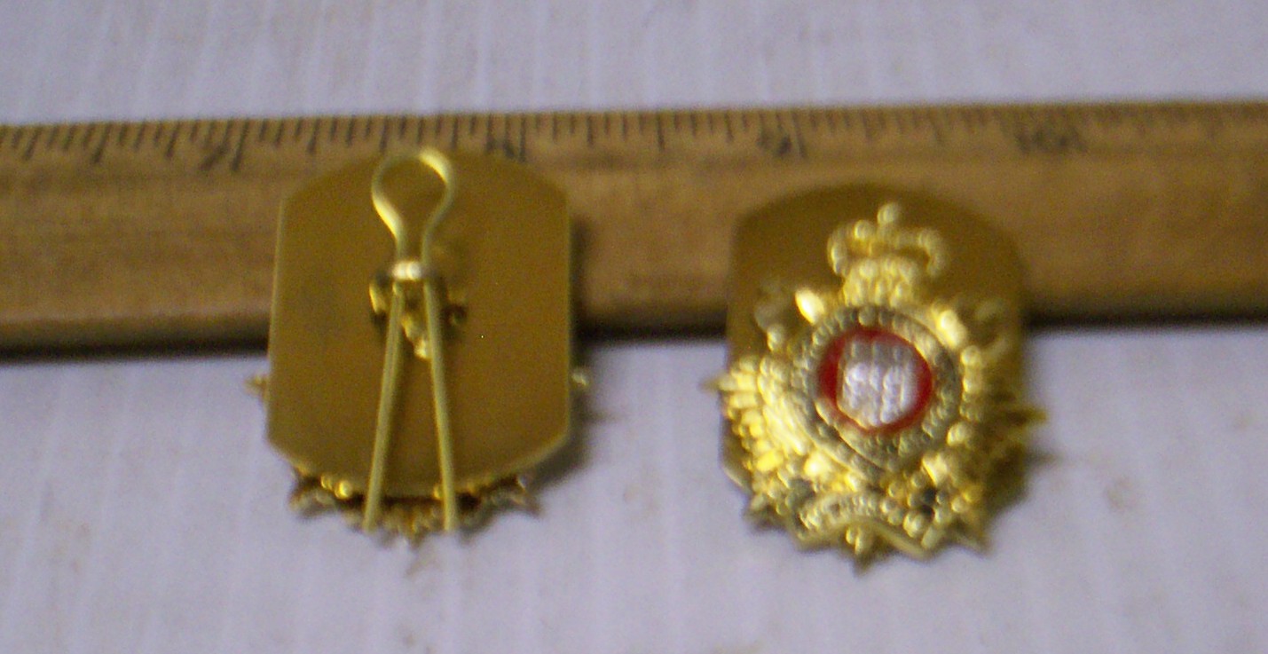 Pair of British Royal Logistic Corps Collar Badges