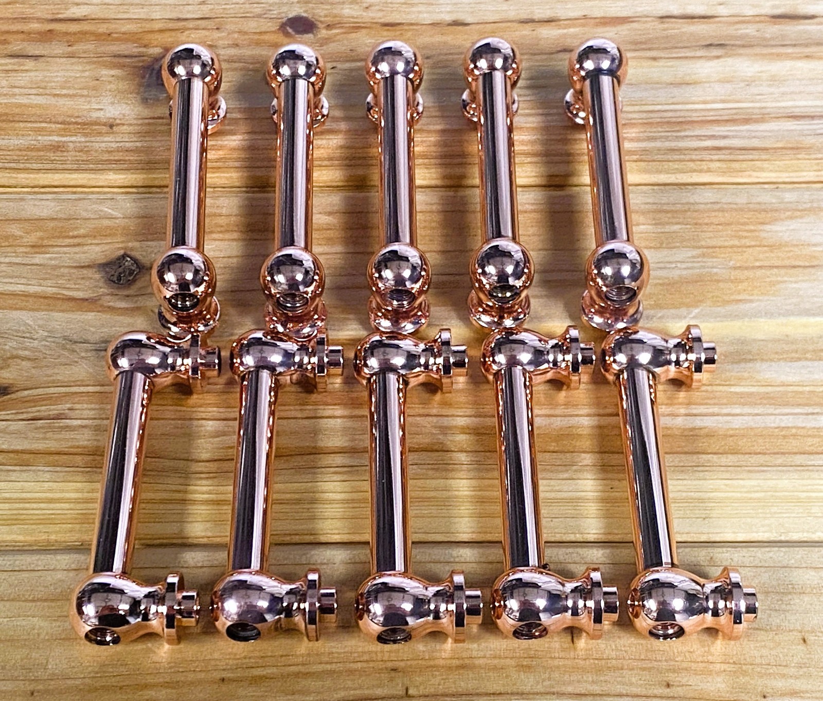 10 Copper Colored Brass Tube Lugs 2 3/16"