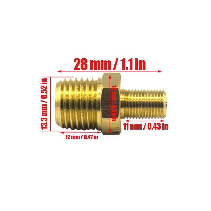 Schrader Valve Core 2pcs 1/4 NPT Air Compressor Tank