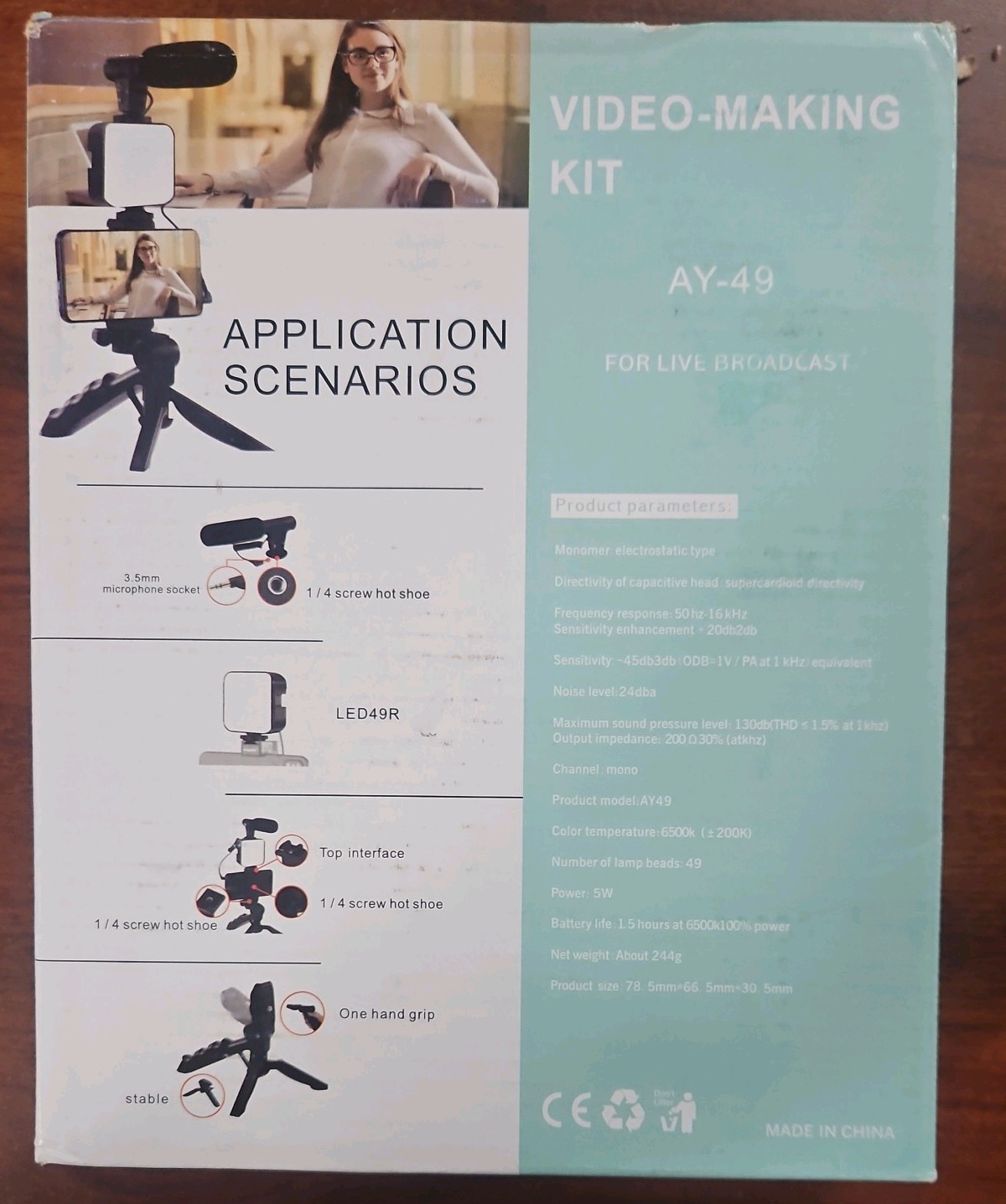AY-49 Video Making Kit For Live Broadcast