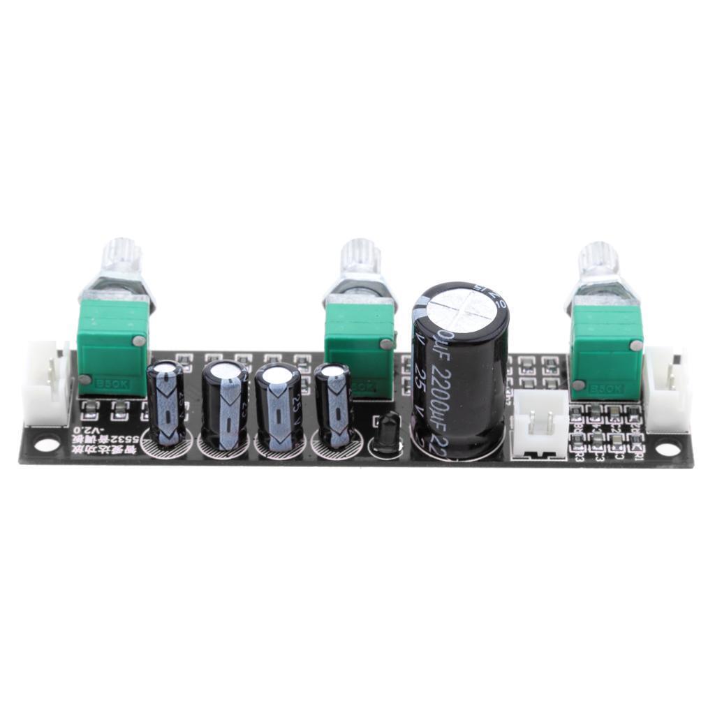 NE5532 Amplifier Preamp Sound Processor Adjustment