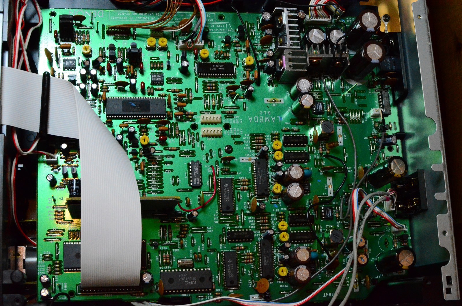 Denon DCD-1520 DCD-1560 Modification Audiophile opamp replacement Repair Service
