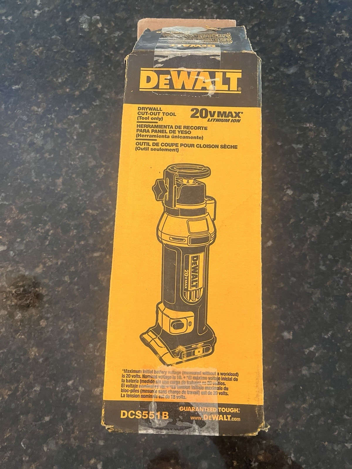 DEWALT DRY WALL CUT-OUT TOOL WITH BIT DCS551B *PERFECT*