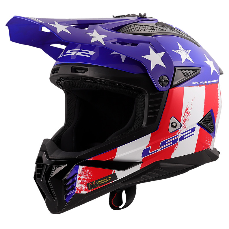 LS2 - Gate II Battle Scar Motocross Helmet