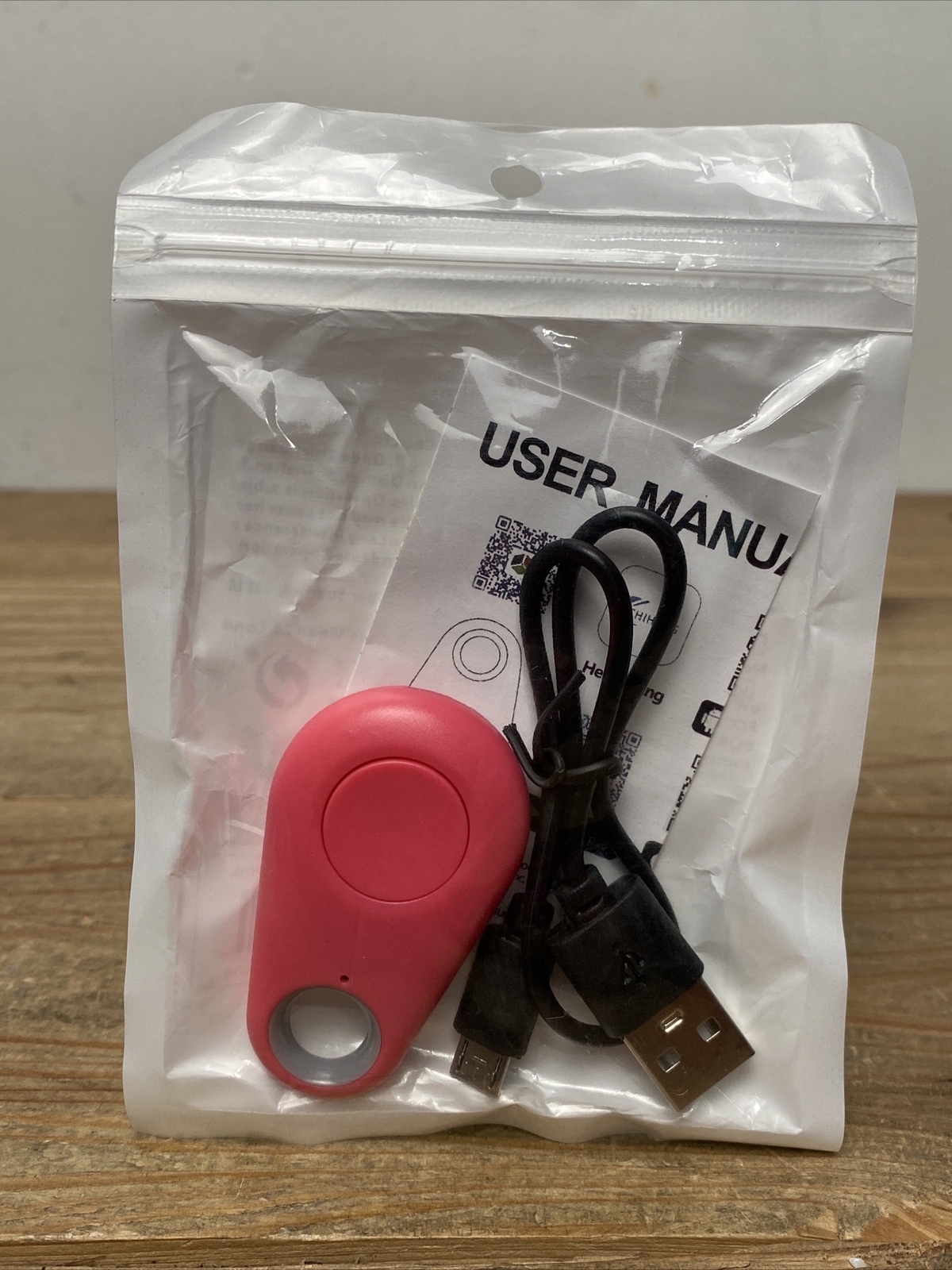 2 PACK! Mini GPS for Kids Dogs Tracking Device, Rechargeable Locator Tracker Key
