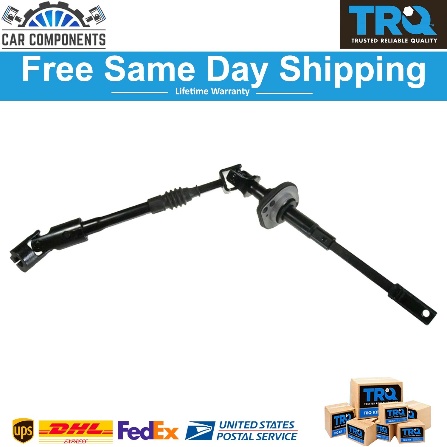 Intermediate Steering Shaft Upper & Lower w/ Coupling 2WD 2x4 For 1997-00 Dodge