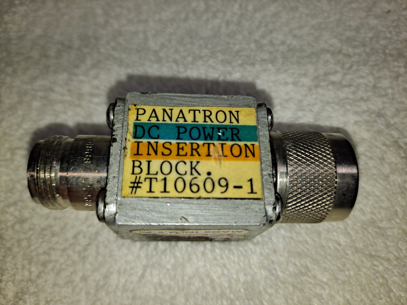 Panatron DC Power Insertion Block T10609-1 T10609