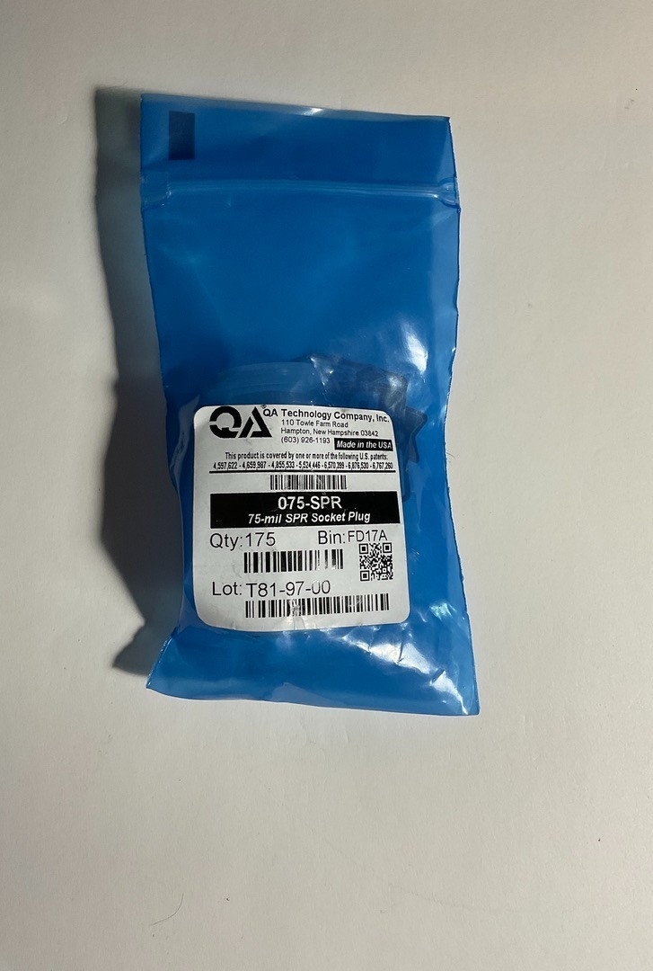 QA Technology 075-SPR Socket Plugs – Test Probe Sockets – Bulk Lot 200 pcs – New