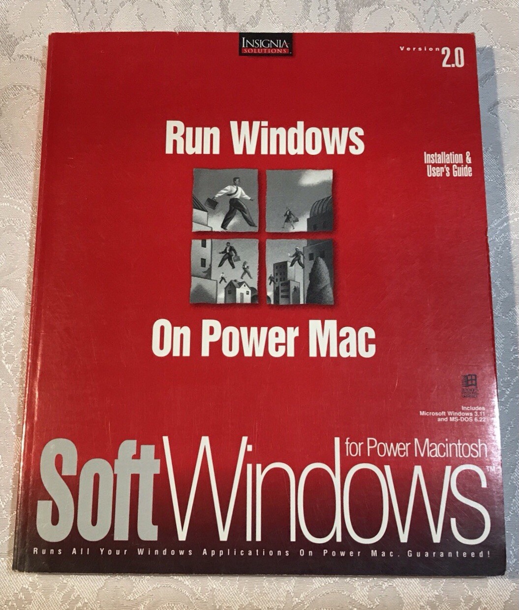 Soft Windows 2.0 for Apple Power Macintosh installation & User Guide 1995 - RARE