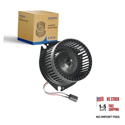SHOWSEN 1pc New Front HVAC AC Heater Blower Motor with Wheel PM2714 52487088