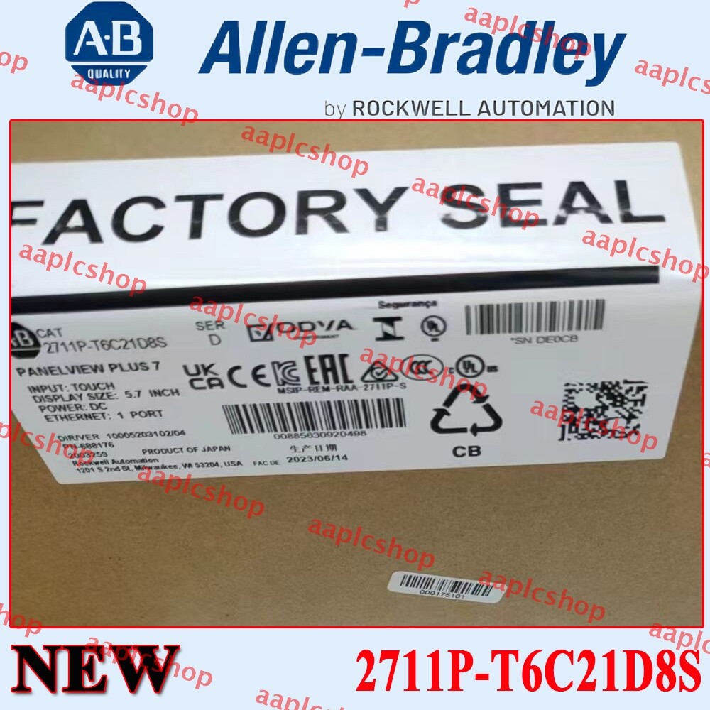 2711P-T6C21D8S NEW PLC PanelView Plus 7 Operator Interface Free Shipping