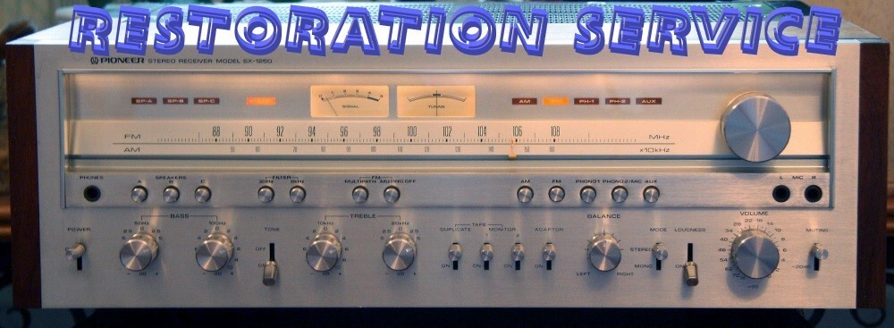 Pioneer Pioneer SX-1250 Receiver RESTORATION service !