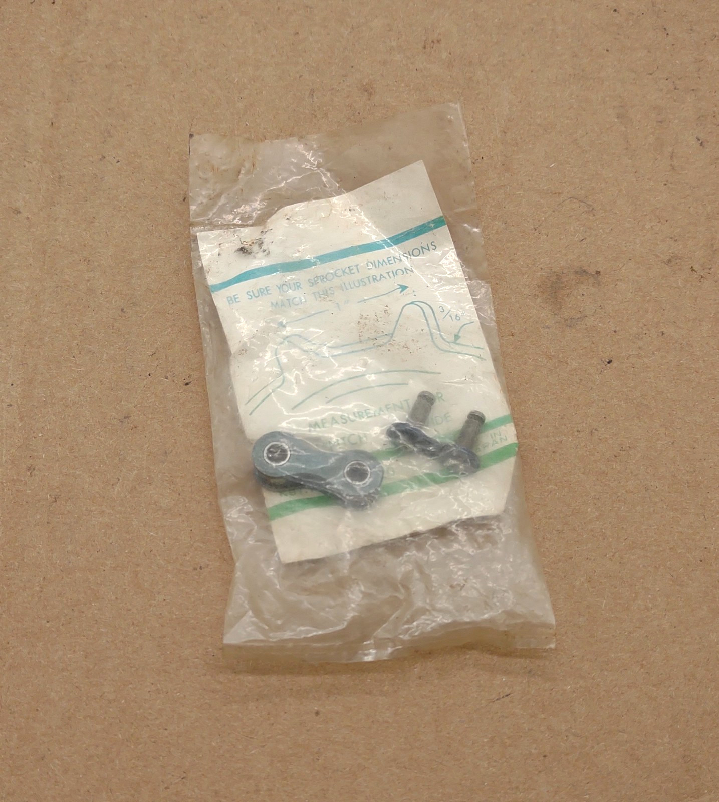Bike Vintage NOS Bicycle Chain Link 3/16 in x 1"