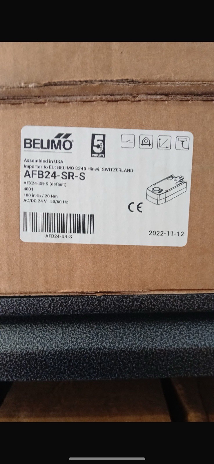 Brand New AFB24-SR-S BELIMO Actuator
