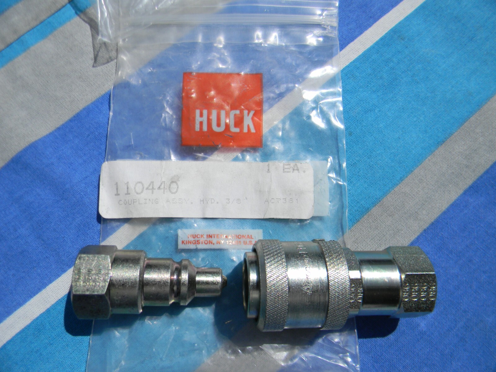 HUCK, Hydraulic Coupler/Coupling Assembly, #110440, NOS