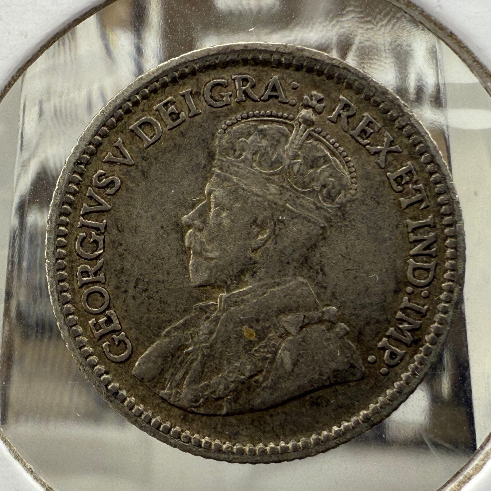 1914 Canada 5¢ Cents - George V 5c KM# 22 .925 Ag SP2085