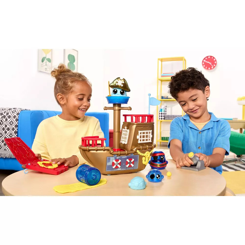 DohKins Pirate Ship Playset & Pirate - Dough Never Dries