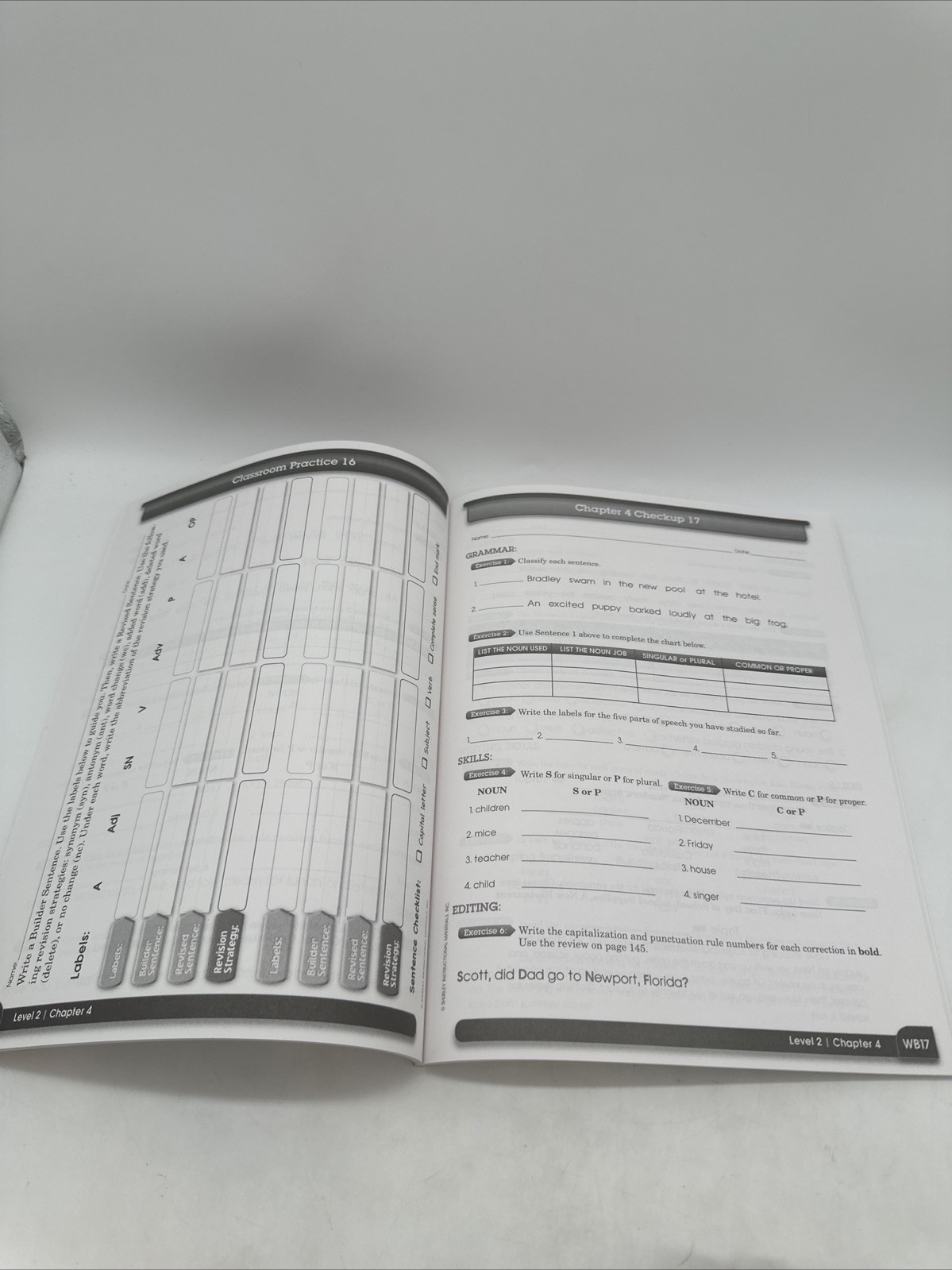Shurley English Level 2 (2013 Edition) Student Workbook & Test NEW